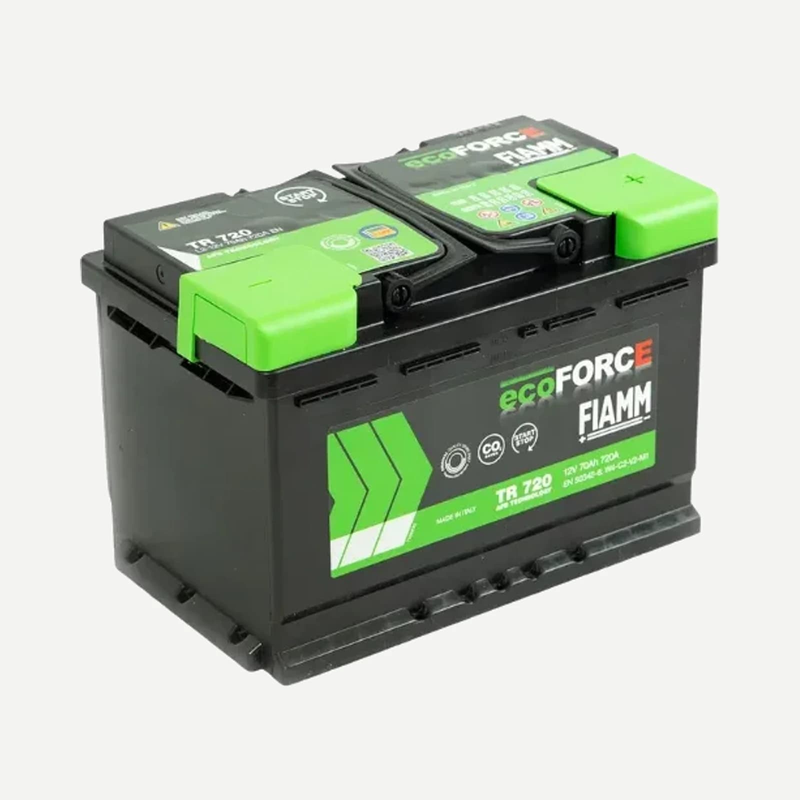 Fiamm Ecoforce Dual purpose EFB accu 12V 70Ah(20hrs) 760 AMP CCA EN