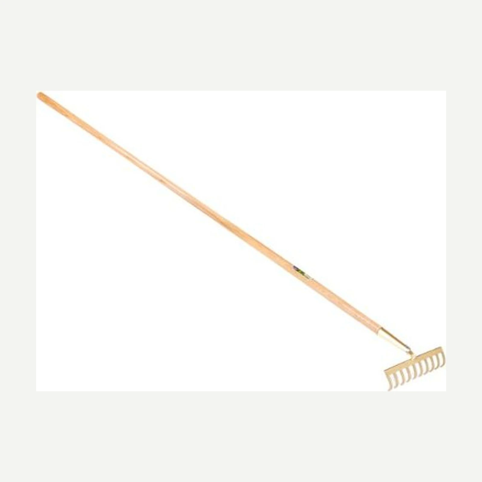 Tuinhark OFFNER 10 gebogen tanden, met ESSEN steel 170 x 2,8 cm
