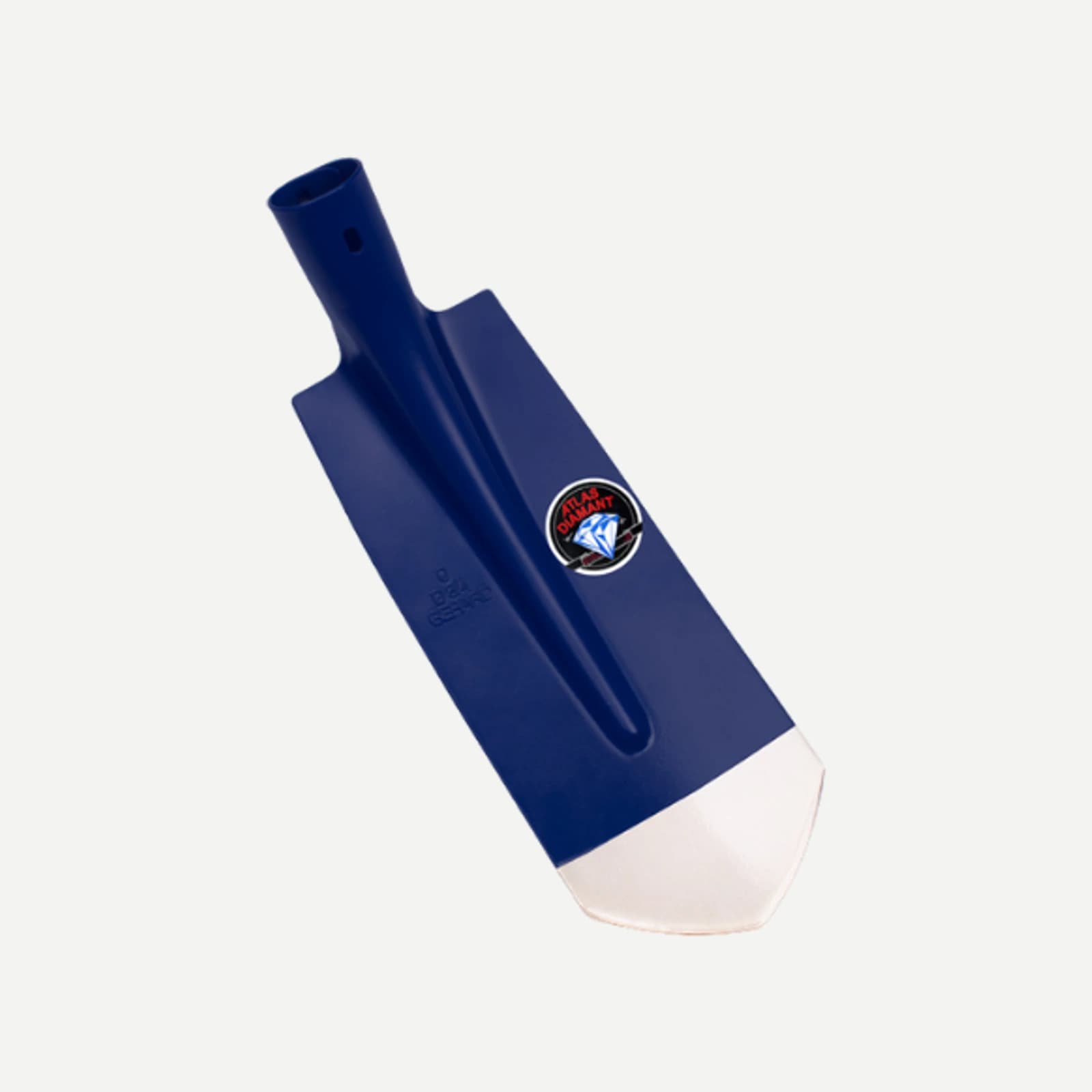 ATLAS DIAMANT Kabelschop 11,5 cm 3/4 blauw, onderkant spits, gehard en gepolijst