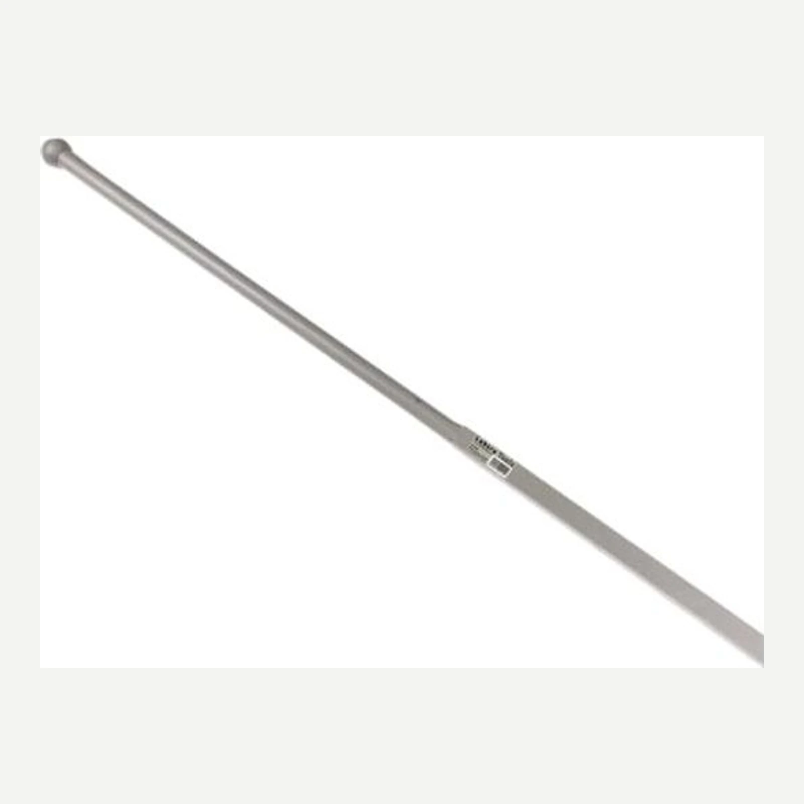 Stootijzer LABORA 140 cm, onderzijde 55 cm vierkant, met platte beitel en knop