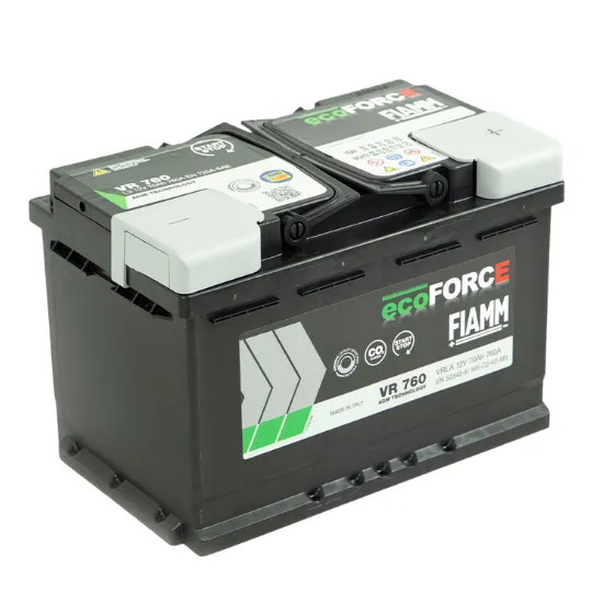 Fiamm Ecoforce start-stop VRLA AGM accu 12V 70Ah(20hrs) 760 AMP CCA EN